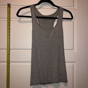 Gray Cotton Tank Top